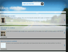 Tablet Screenshot of learnstitching.com